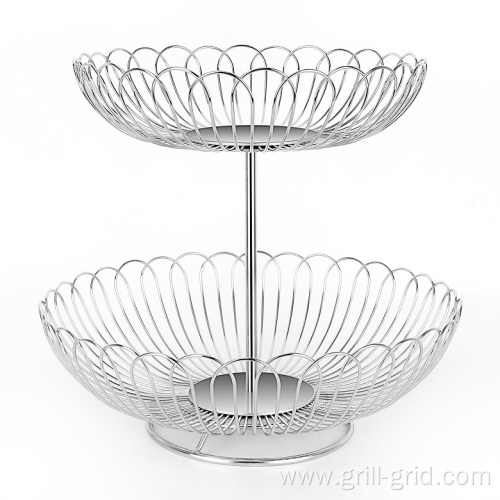 Multipurpose stainless steel creative fruit basket